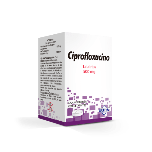 Ciprofloxacino 500 Mg Tab12Ult