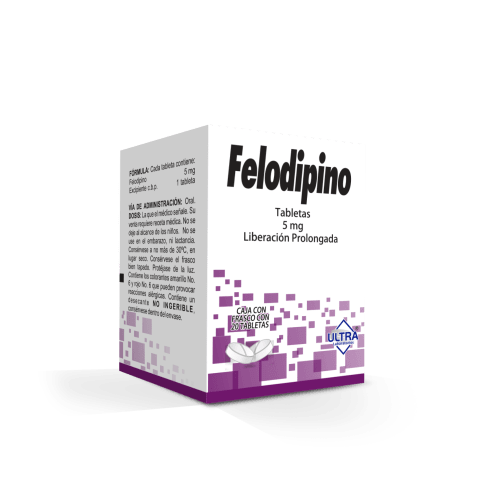 Felodipino 5 Mg Tab 20 Ult  Lg