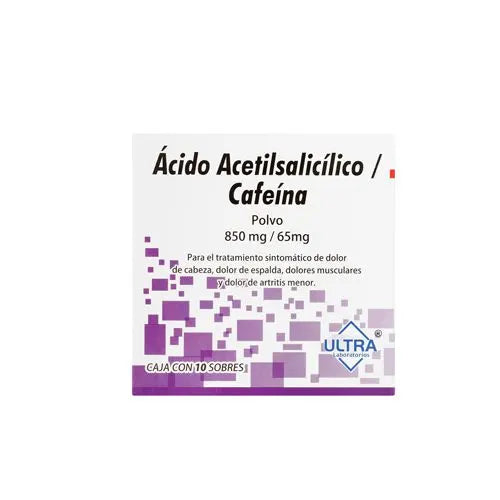 Acido Acet/Cafe 850/65Mg Pvolg