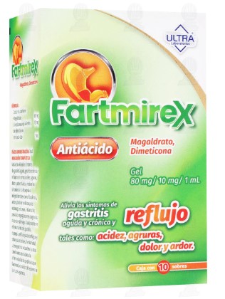 Fartimex 80Mg/10Mg/1Ml Gel 10S