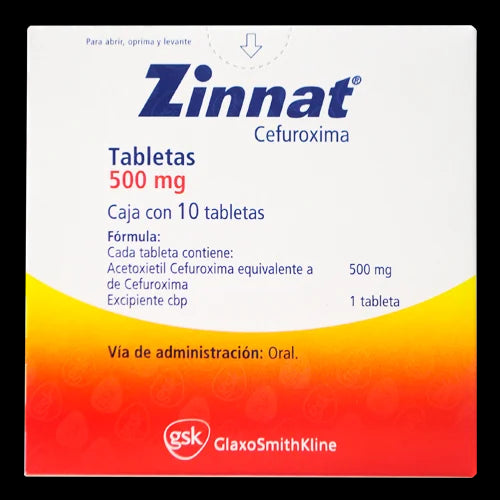 Zinnat 500 Mg 10 Tab