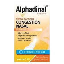 Alphadinal 0.1% Des Nasal 15Ml