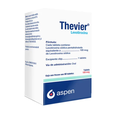 Thevier 100 Mcg Fco 50 Tab