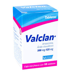 Valclan 500/125 Mg Tab 10