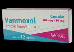 Vanmoxol 500/300 Mg Caps 12
