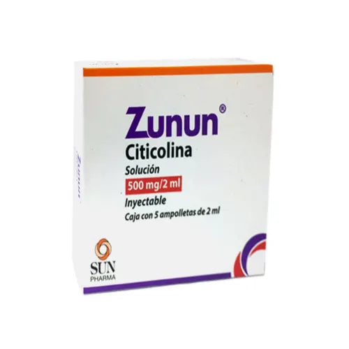 Zunun 500 Mg Sol Iyn 5X2Ml