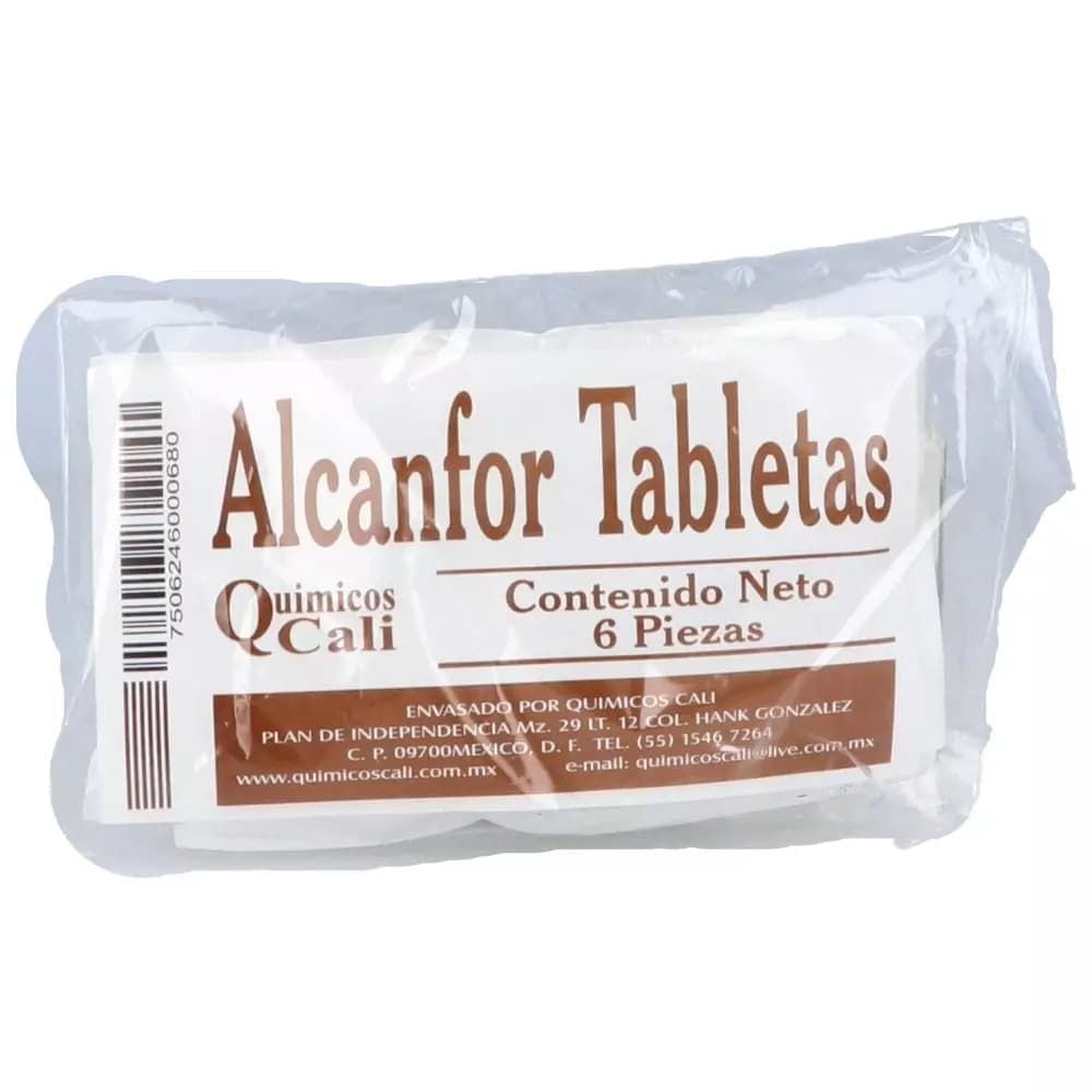 Alcanfor Tabletas Sb 6