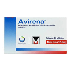 Avirena 40 5 12.5Mg Tab 14