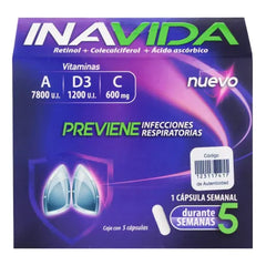 Inavida 7800/1200Ui 600Mg 5Cap