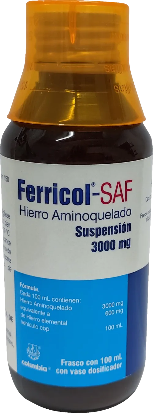 Ferricol Saf 3000Mg Susp 100Ml