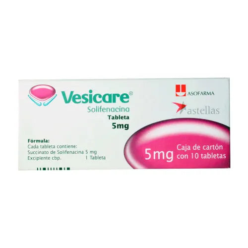 Vesicare 5 Mg Tab Recub 10