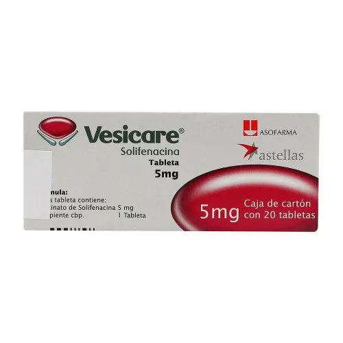 Vesicare 5Mg Tab Recub 20