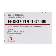 Ferro-Folico 500 Mg Tab 30