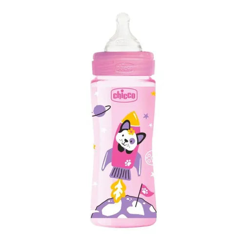 Bib Chicco Wb Silic Girl 4M 33