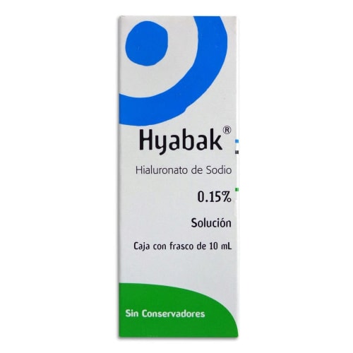 Hyabak 0.15  Sol Oft 10Ml