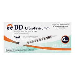 Jeringa Bd Ins Uf 1Ml 10 31X6