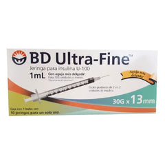 Jeringa Bd Ins Uf 1Ml 10 30X13