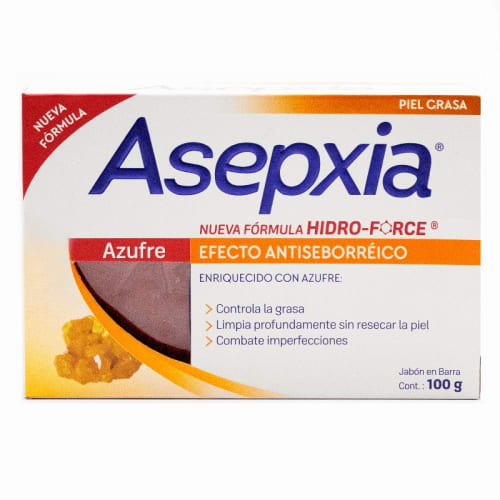 Asepxia Azufre Jbn Barra 100 G