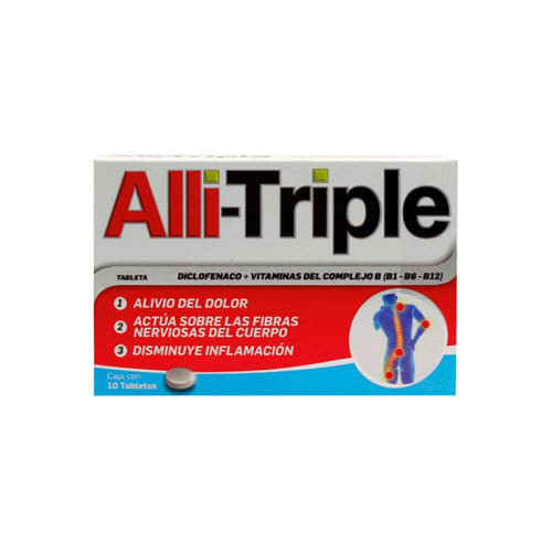 Alli-Triple 50/.25/50/50Mg 10