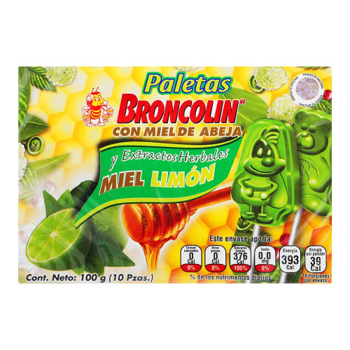 Broncolin Paleta 10G Limon C/1