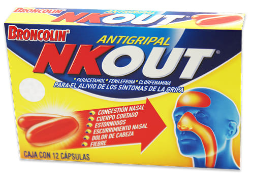 Broncolin Nkout Antigrip Caps