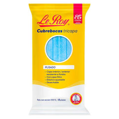 Cubrebocas Desech Le Roy Plisa
