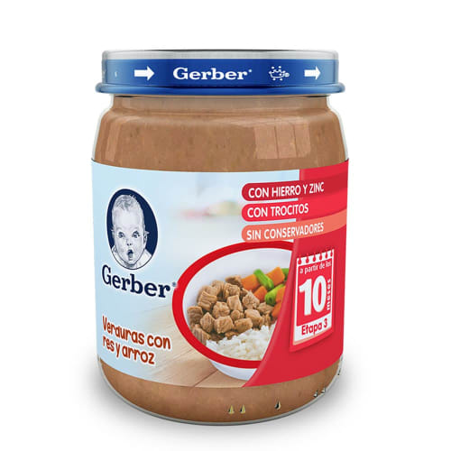 Gerber 3A E Verd-Res-Arroz 170