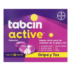 Tabcin Active C 12 Caps