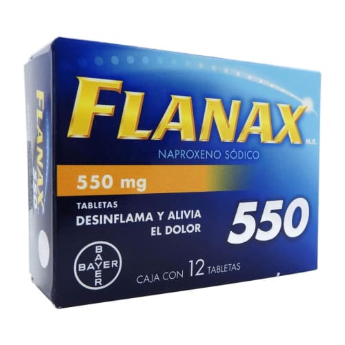 Flanax 550 Mg C 12 Tabs Nuevo