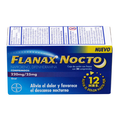 Flanax Nocto 220Mg 25Mg Tab 20