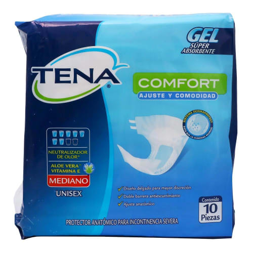 Panal Tena Comfort Med C/10