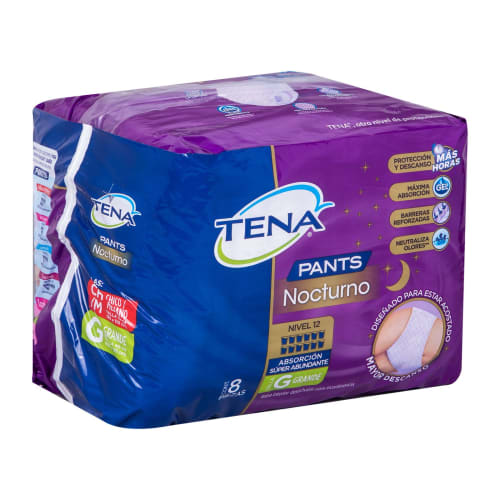 Calz Tena Pants Noct Gde 8Pz
