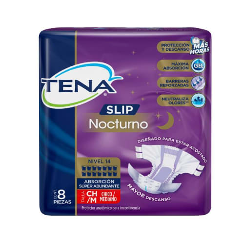 Panal Tena Slip Noct Ch Med 8P