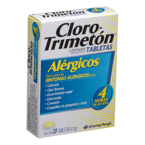 Cloro-Trimeton 4 Mg C 20 Tabs