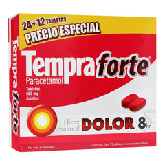 Tempra Forte 650Mg Tab 24 12