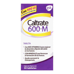 Caltrate 600+M Tab 30