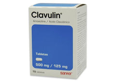 Clavulin 500 Mg Tab 15