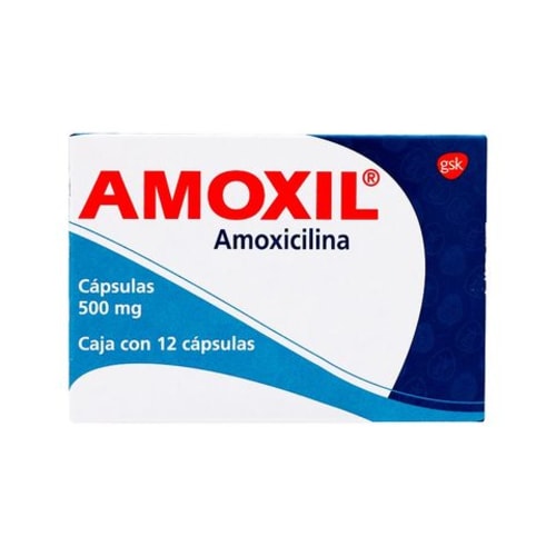 Amoxil 500 Mg C 12 Caps