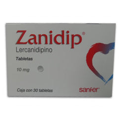 Zanidip 10 Mg Tab 30