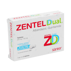 Zentel Dual 200 150Mg Tab 2