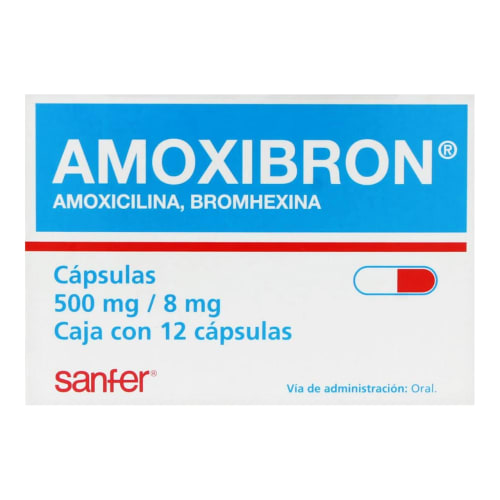 Amoxibron 500 Mg 12 Caps