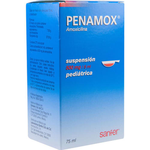 Penamox Ped 500Mg Susp 75Ml