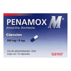 Penamox M 500Mg Caps 12