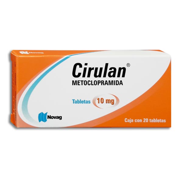 Cirulan 10mg C/20t Metoclopram