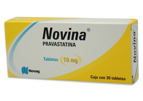Pravastatina 10mg C/30 Novina