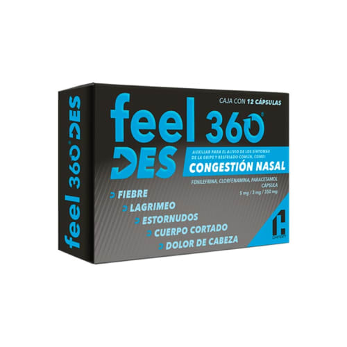 Feel 360 Gripe Y Resfriad Tab