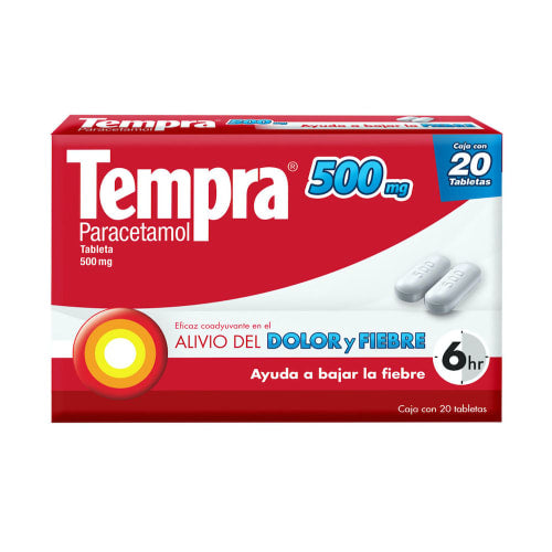 Tempra * Caplets * C/20 500 Mg