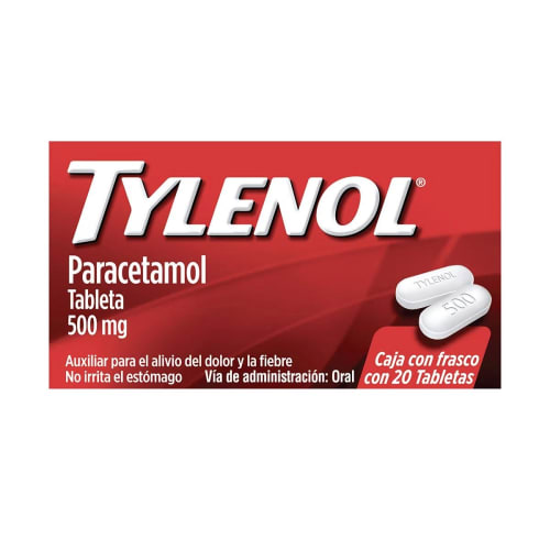 Tylenol 500 Mg C/20 Tabs