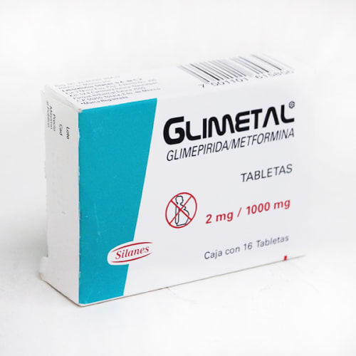 Glimetal 1000/2Mg Tab C/16