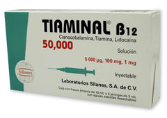 Tiaminal B 12 50,000 C/5 Jer.